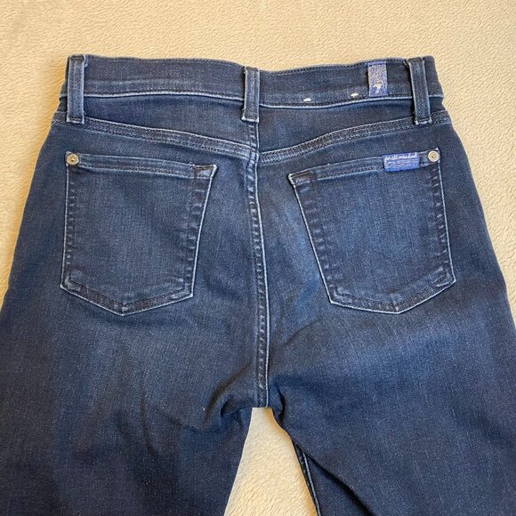 7 For All Mankind Womans Jeans Size 25 High Waist Ankle Gwenevere Skinny - Picture 8 of 16